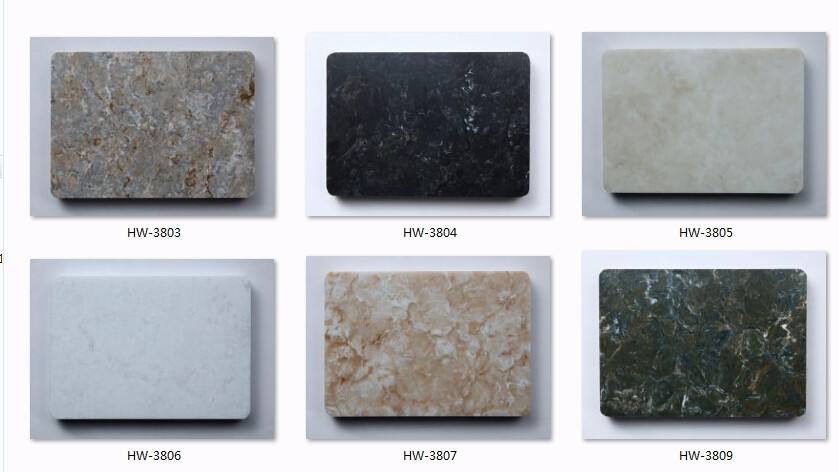 black solid surface countertop