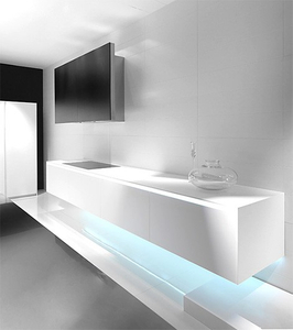 Staron/ Corian/ Hanex Colors Solid Surface Factory Pure White Solid Surface For Vanity Top