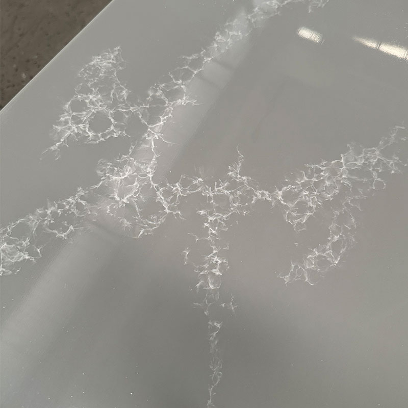 Koris HW6801-4 Gray Marble Pattern Artificial Stone Big Slab Modified Acrylic Solid Surface Marble Sheet 