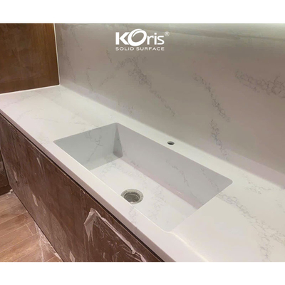 Kchensple Marmor-Arbeitsplatten Acryl-Quarzstein-Arbeitsplatte mit fester  Oberflche vom chinesischen Hersteller - KAIPING FULIYA INDUSTRIAL CO.,LTD