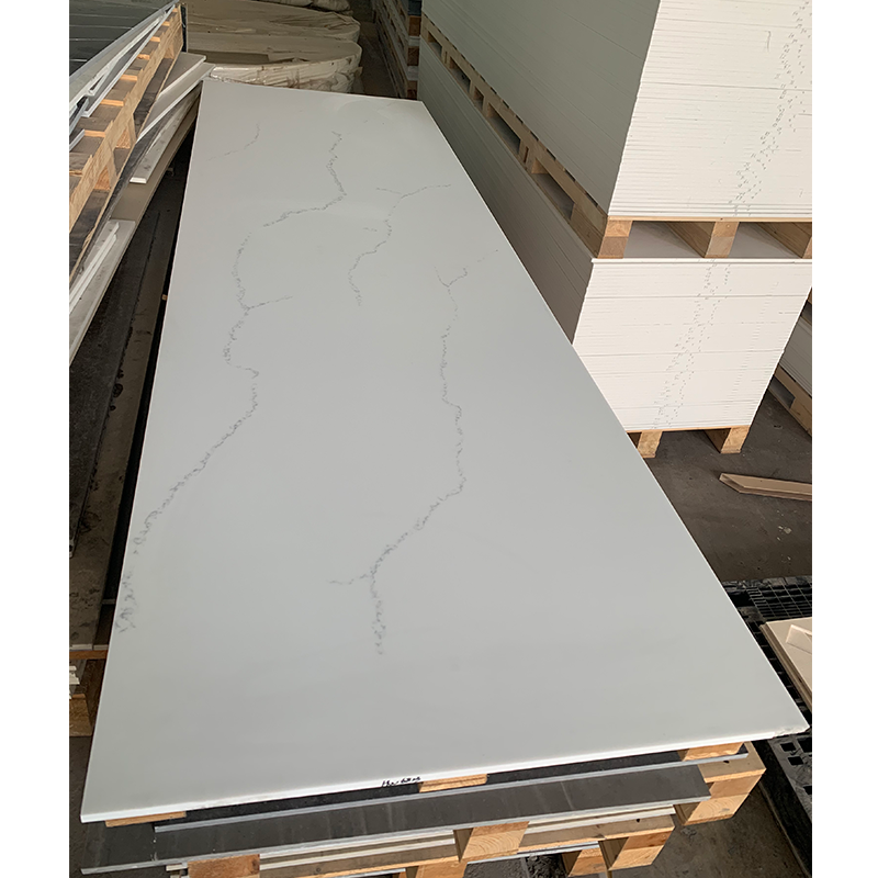 Koris Factory Price 12x760x3660mm Artificial Stone Acrylic Marble Sheet for Vanity Top