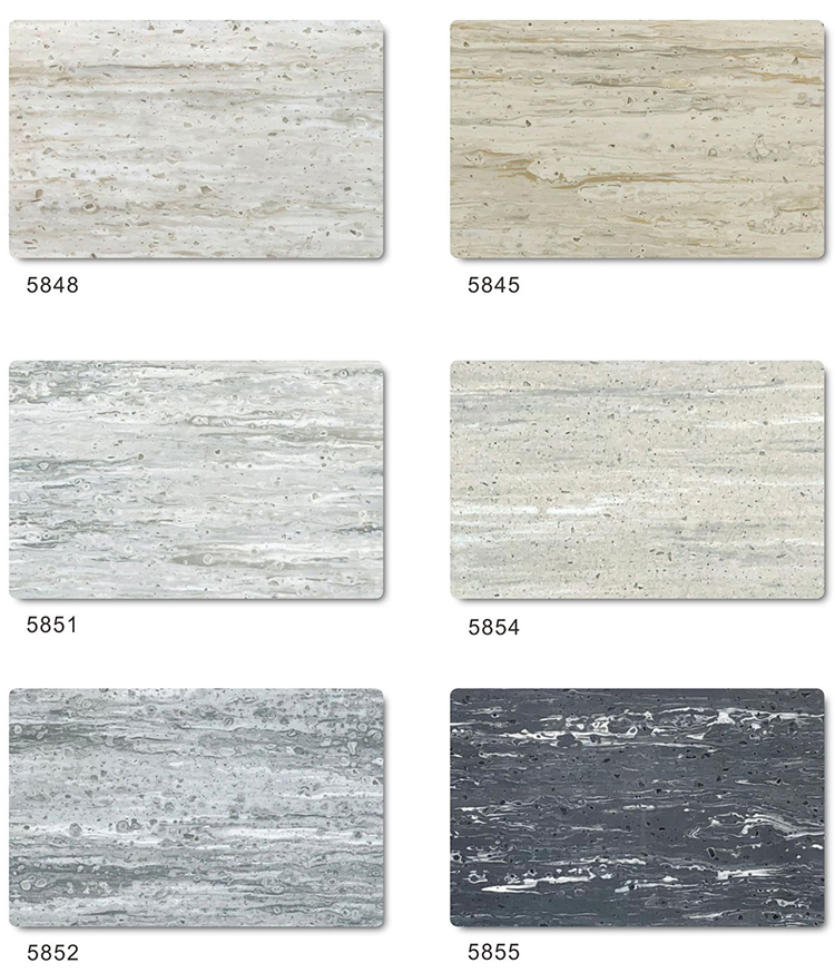 Meer dan 200 kleuren door aangepaste kleur en grote plaatsteen vormen Staron Acryl Solid Surface