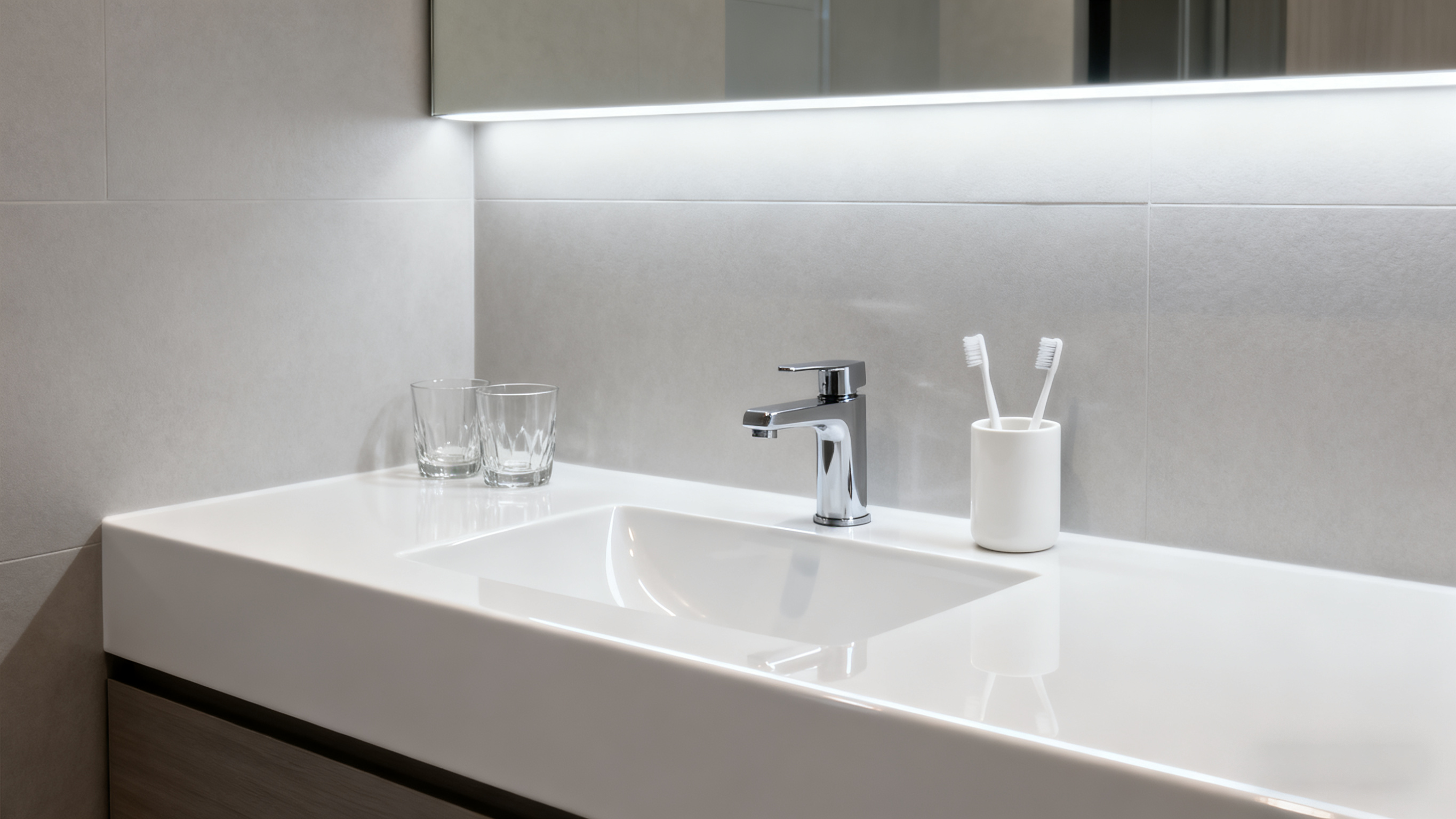 Solid Surface Bathroom Countertops And Sinks