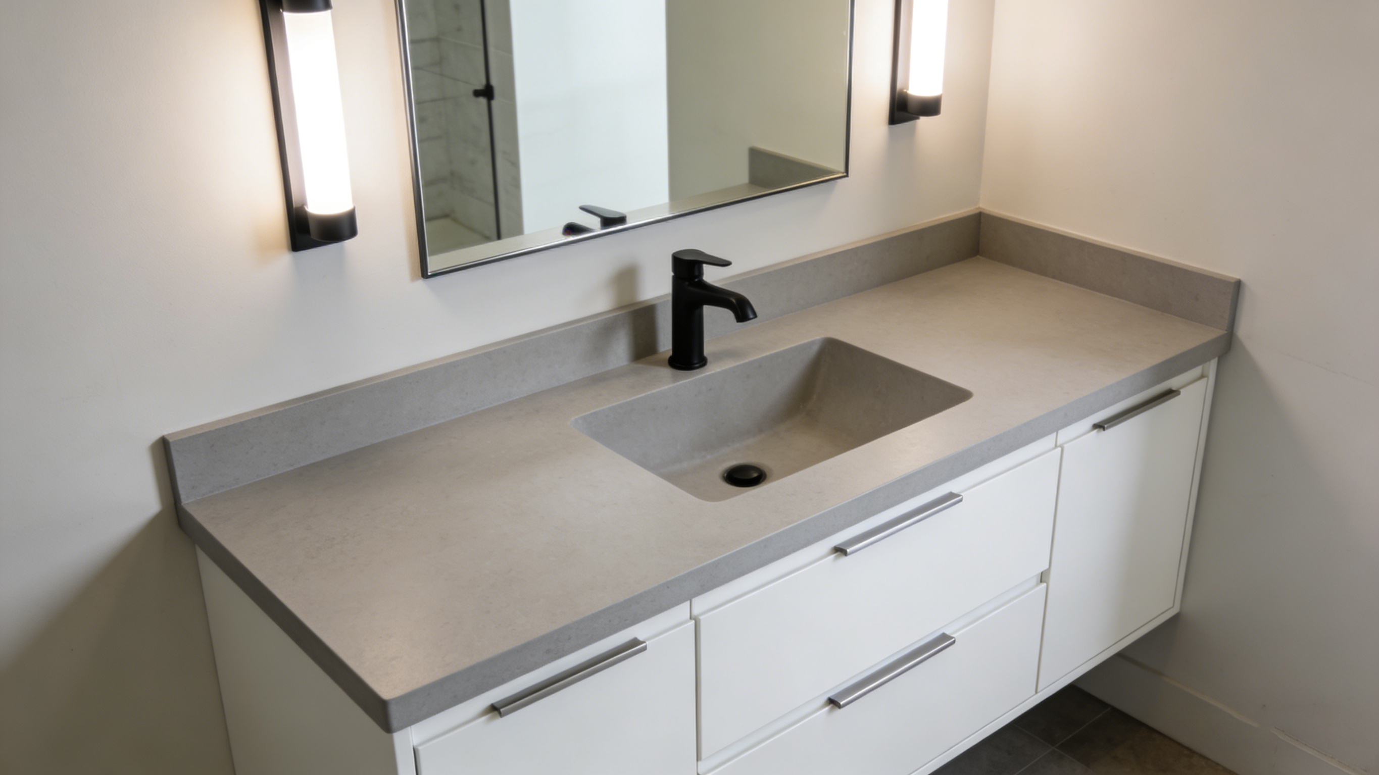 Solid Surface Bathroom Vanity