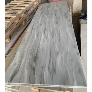 Waterproof Modern Counter Top 12mm Acrylic Marble Sheet White Solid Surface Countertops