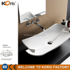 China Manufacturer Commercial Artificial Stone Top Bathroom Sink Double