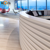 Bright White China Artificial Stone Solid Surface Countertop