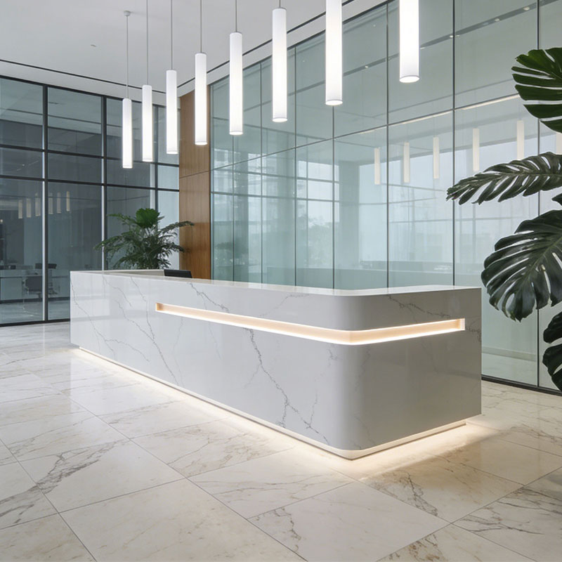 solid surface Reception Desk