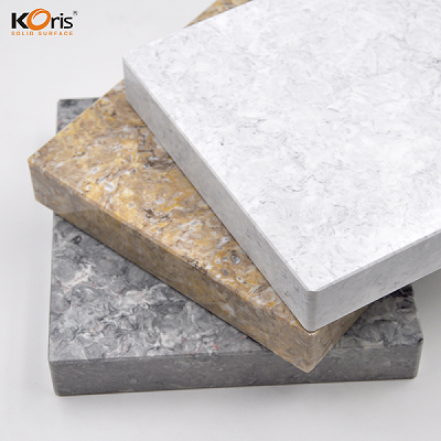 Meer dan 200 kleuren door aangepaste kleur en grote plaatsteen vormen Staron Acryl Solid Surface