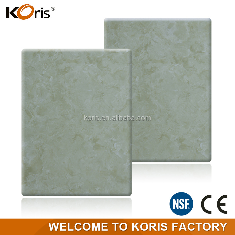 Cheap Price Kitchen Decorative Colors Artificial Marble Acrylic Solid Surface Sheet