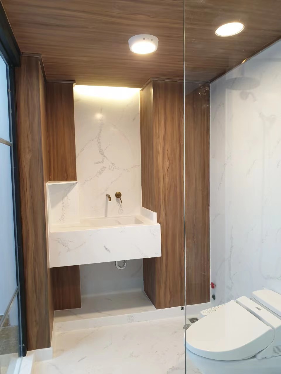 best solid surface shower walls