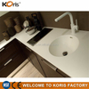 White Marble Acrylic Solid Surface Plate Acrylic Counter Stone