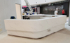Calacatta White Artificial Marble Solid Surface Sheets