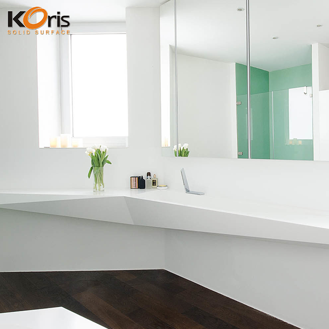 Koris Solid Surface Easy To Clean Acrylic Bathroom Stone Wall Panels