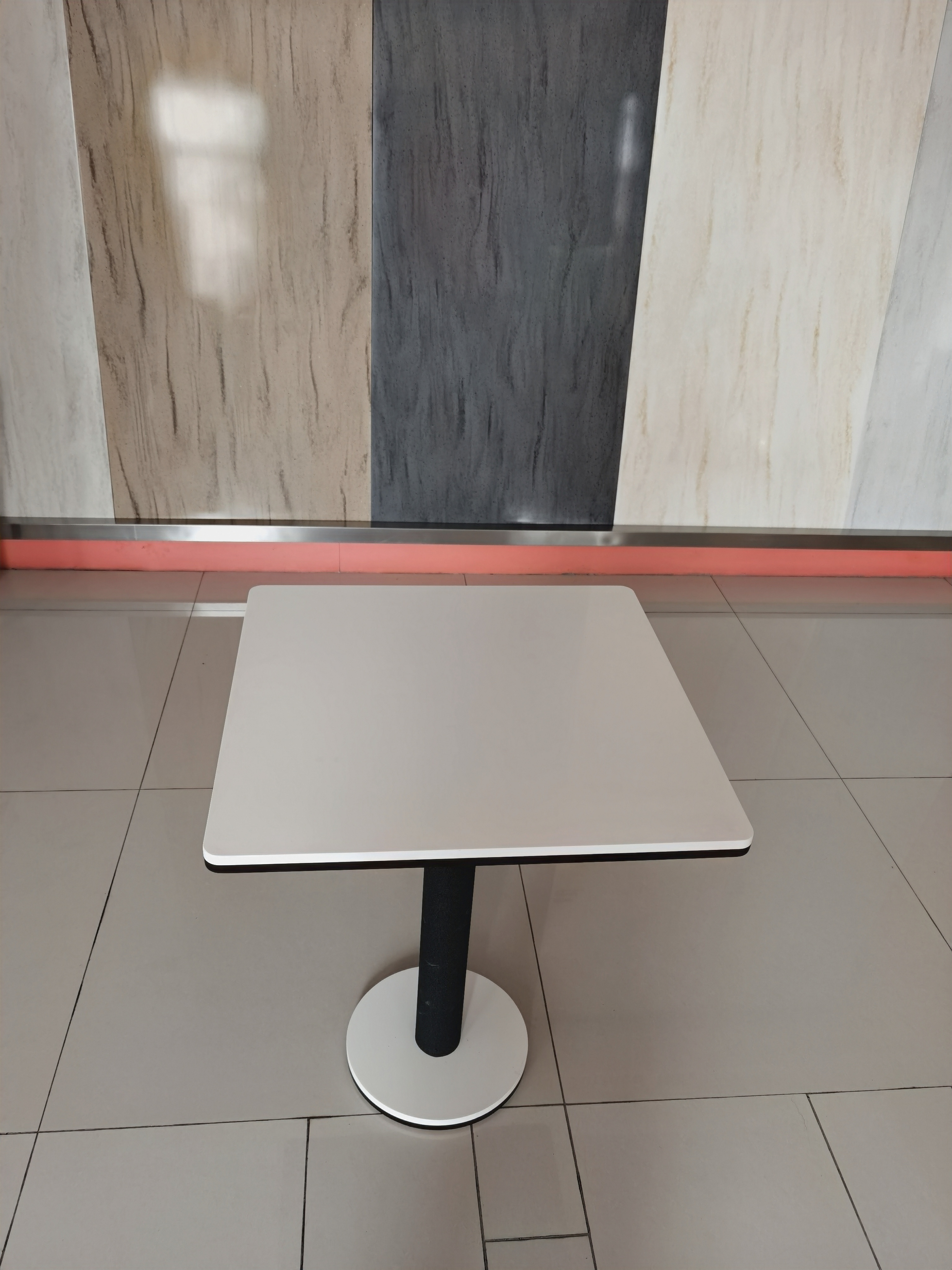 Restaurant table top solid surface