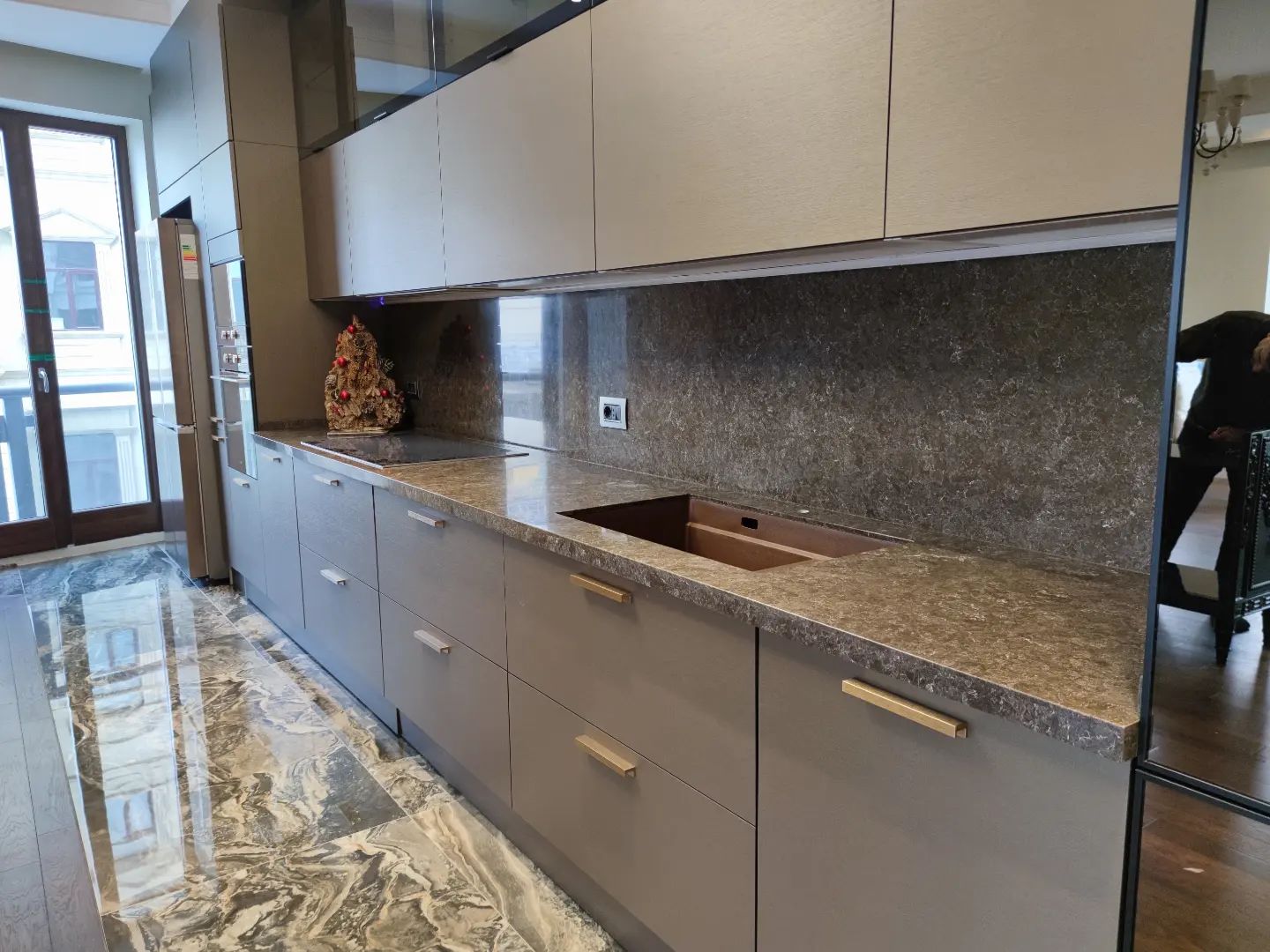 How To Fix Solid Surface Kitchen Countertop Piece Seams Separating?