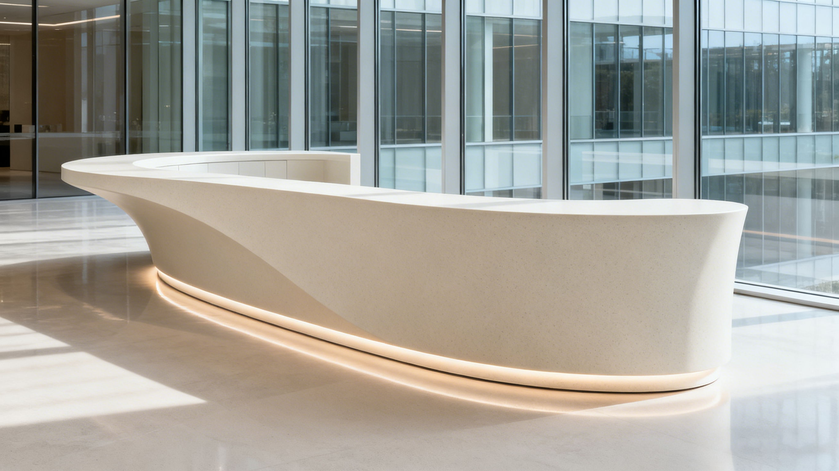 Why Solid Surface is Your Best Bet for Reception Desks
