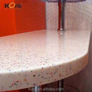 Acrylic Solid Surface for Countertops Arctic White Cloud Countertop Sheet for Furniture Industry