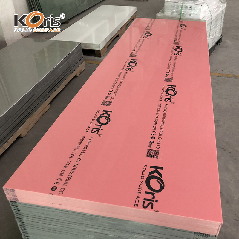 CE, NSF, ISO 9001 Solid Surface Factory Big Slab For Kitchen Countertops