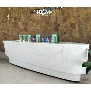 Solid Surface Reception Desk