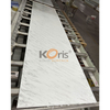 Koris HW6817 Modified Acrylic Solid Surface Material White Marble Sheet for bathroom countertop / vanity top