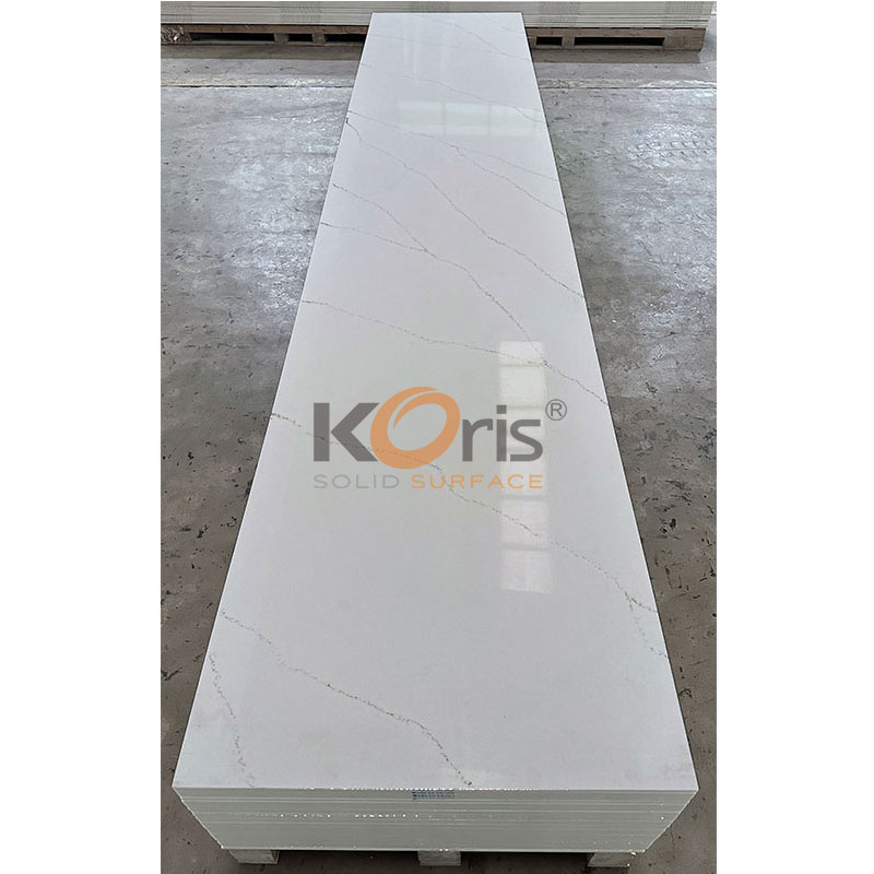 Koris QW1041 New Color Artificial Marble Pattern Modified Acrylic Solid Surface Sheet Hot Selling in Europe
