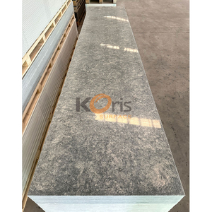 Koris HW5803 Classic Colors Kitchen Countertops Slab 3660*760*12mm Modified Solid Surface Artificial Marble Sheet Hot Selling in The Middle East