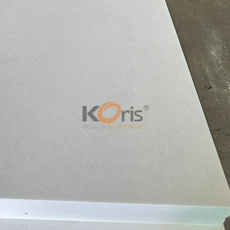 Koris HW2801 Hotel countertop board artificial stone modified acrylic solid surface sheet for bar counter top